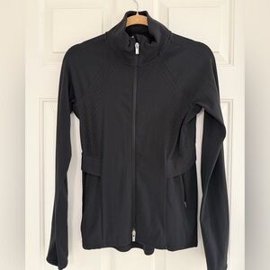 Athleta Chakra Jacket In Powervita Yoga Black sz XS